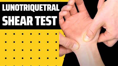 lunotriquetral compression test|lunotriquetral fusion surgery.